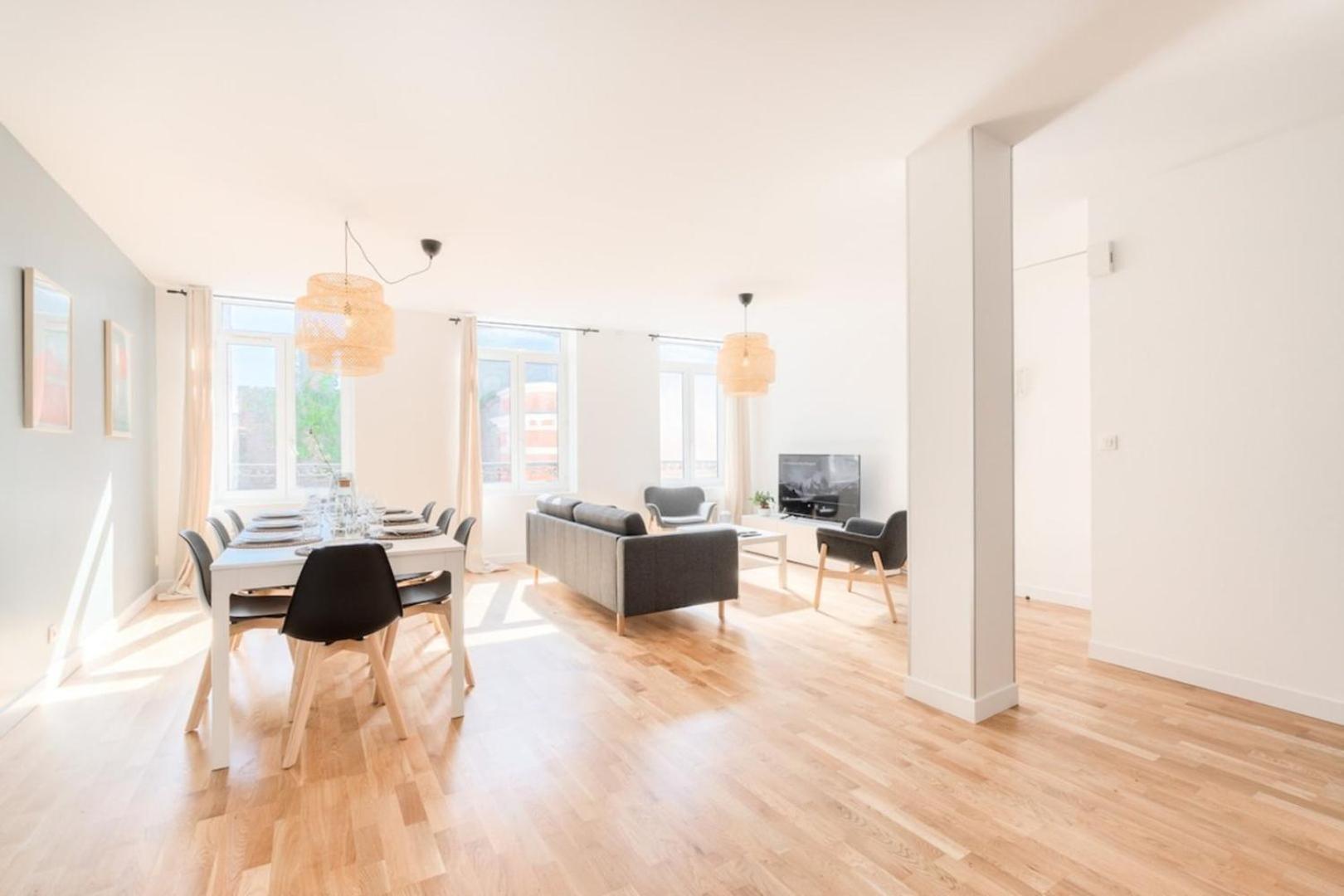 Lille Center - 4 Bedroom Duplex Apartment! Dış mekan fotoğraf