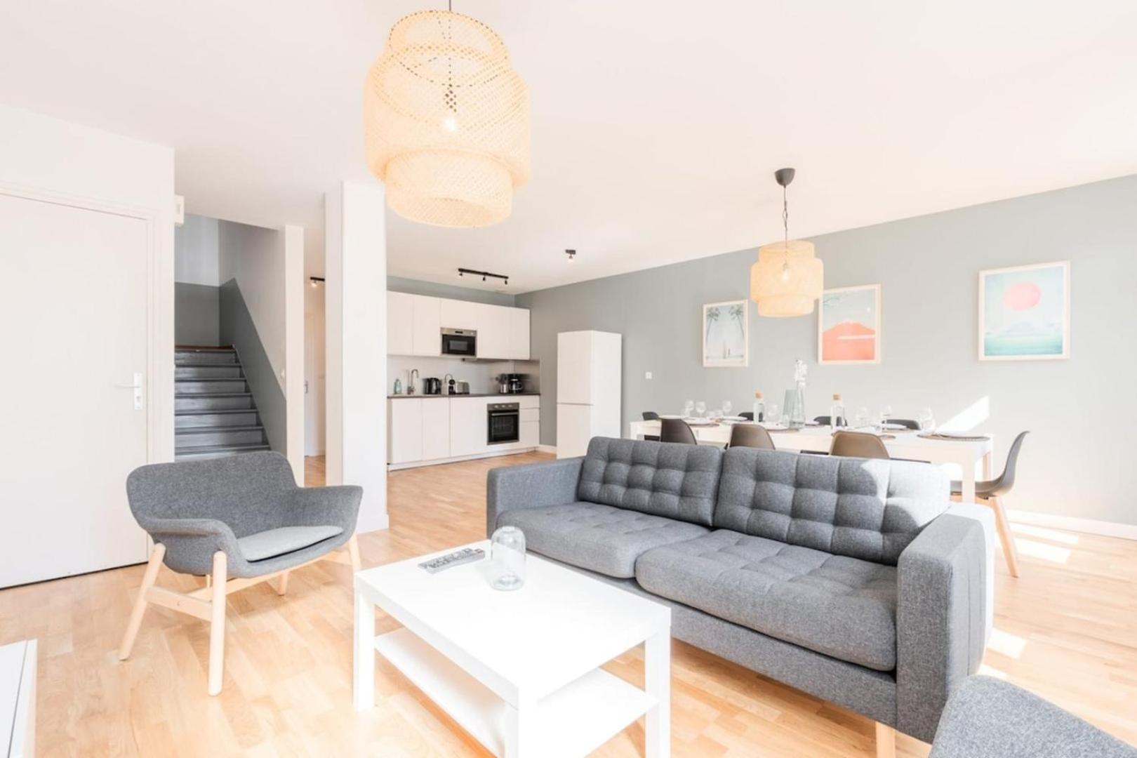 Lille Center - 4 Bedroom Duplex Apartment! Dış mekan fotoğraf