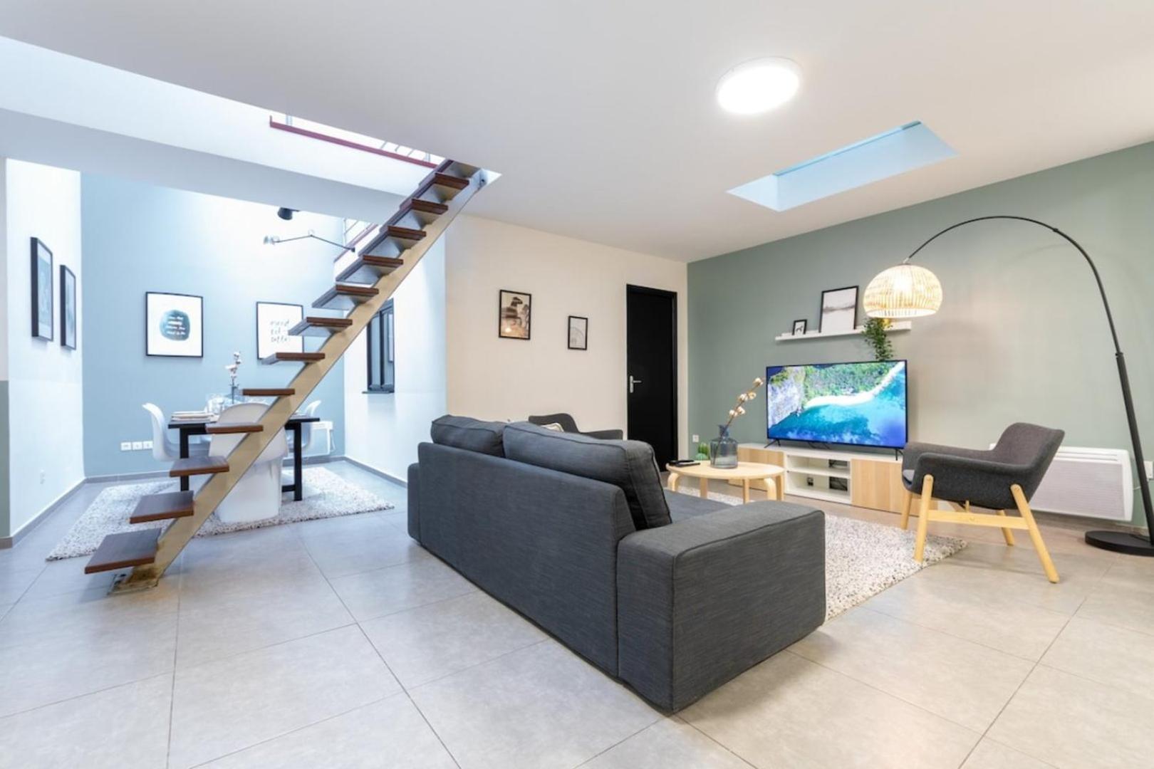 Lille Center - 4 Bedroom Duplex Apartment! Dış mekan fotoğraf